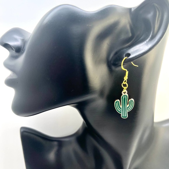 Plant Earrings - Cactus Earrings - Succulent Earrings - Floral Earrings - Picture 9 of 10